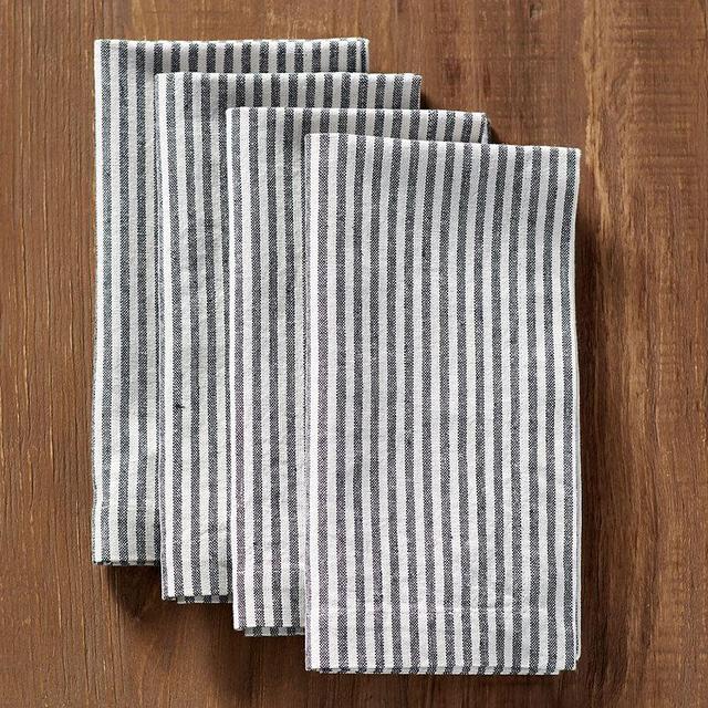 Wheaton Stripe Napkin, Each - Navy