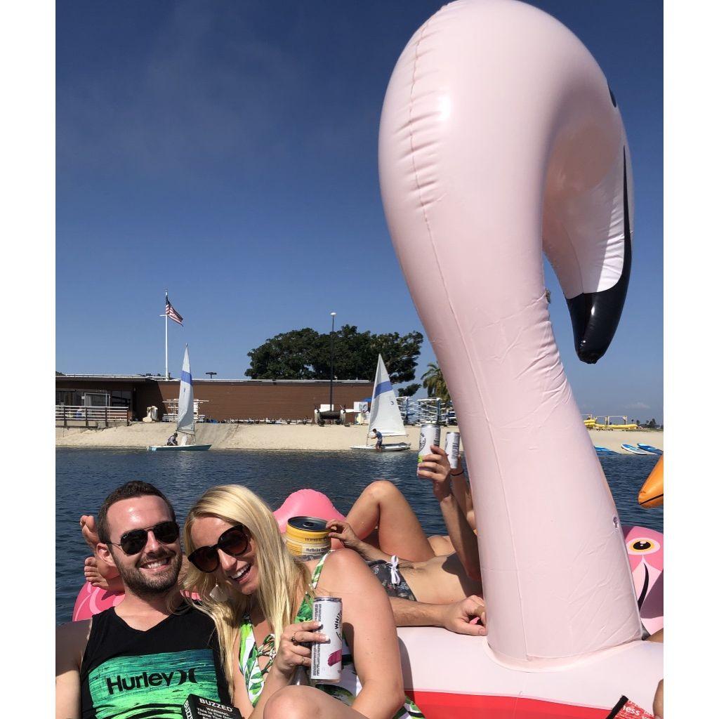 Giant Flamingo Float. Need we say more?