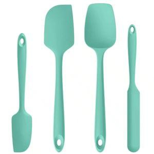 4-Piece Silicone Spatula Set- 600℉ Heat Resistant | U-Taste