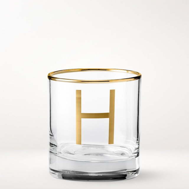 Monogram Double Old-Fashioned Glass, H
