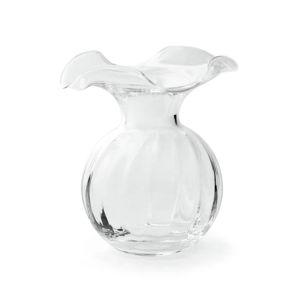 Vietri Clear Small Fluted Vase