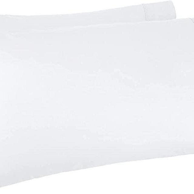 1000 Thread Count 100% Egyptian Cotton Pillow Cases, White King Pillowcase Set of 4, Long-Staple 100% Cotton Pillow Case for Sleeping, Soft & Silky Sateen Weave Bed Pillow Cover, Hotel Pillowcases