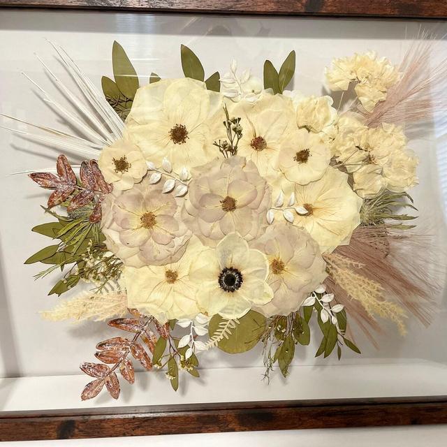 Wedding Bouquet Preservation, Pressed Flower Preservation, Framed Bouquet Preservation, Custom Bridal Flowers, Art, Wedding Gift Keepsake,