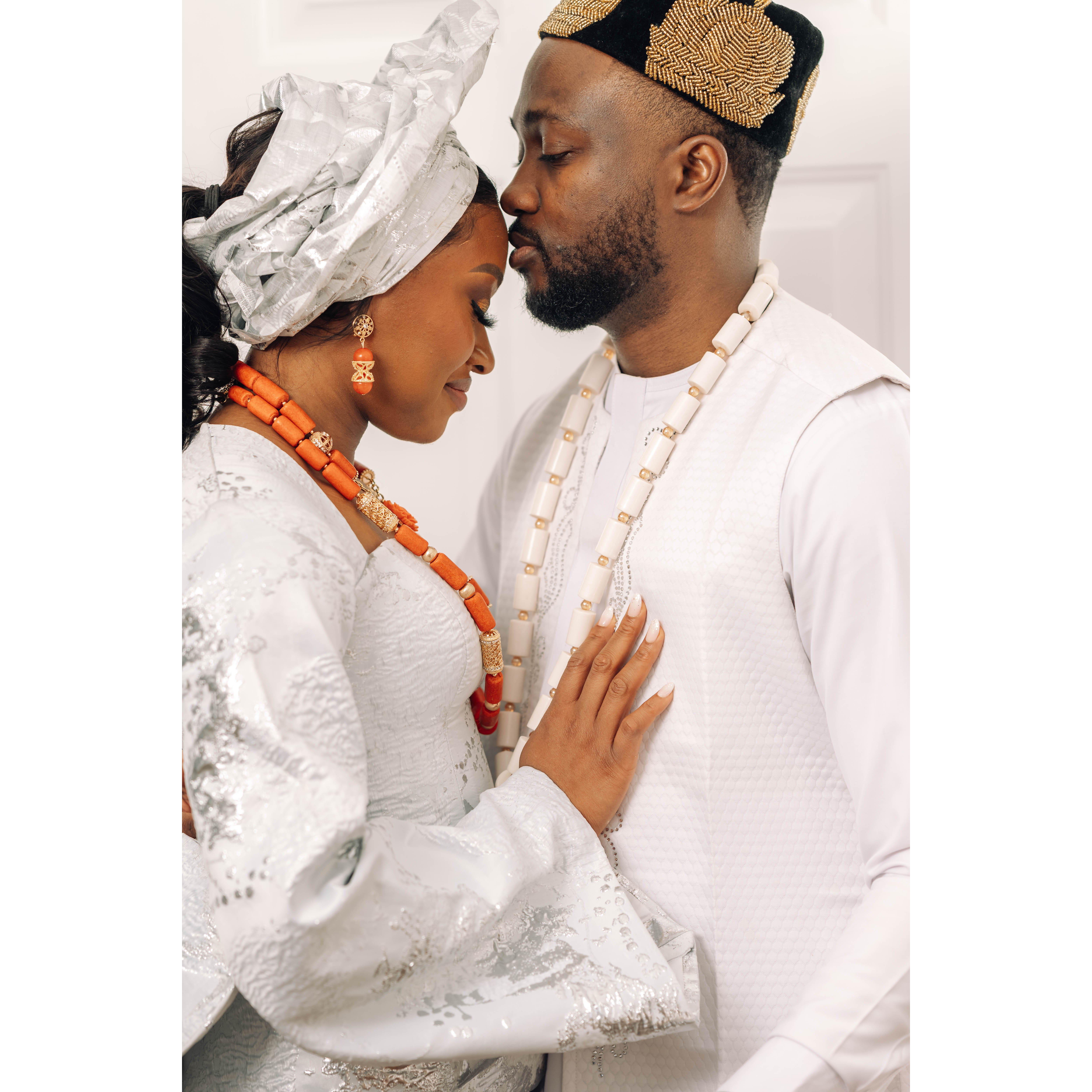 The day of our introduction ceremony — when both families met, and love officially brought two homes together. 🤝🏾💍❤️