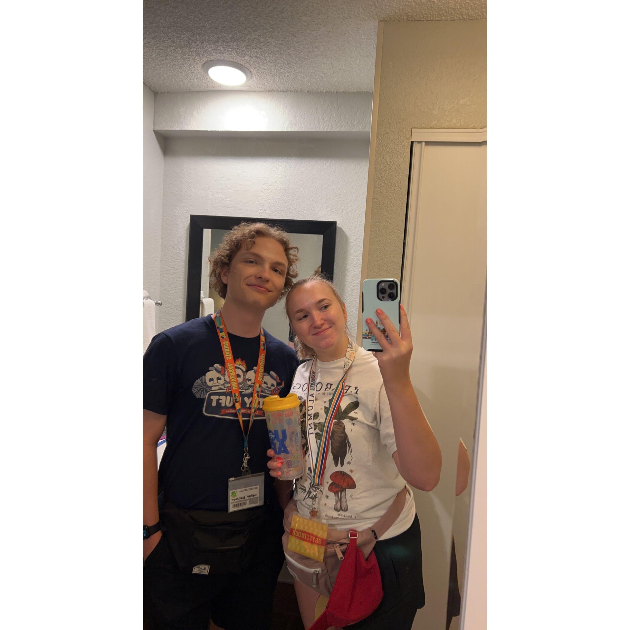 Our first vacation with just the 2 of us! Of course we went to Universal!