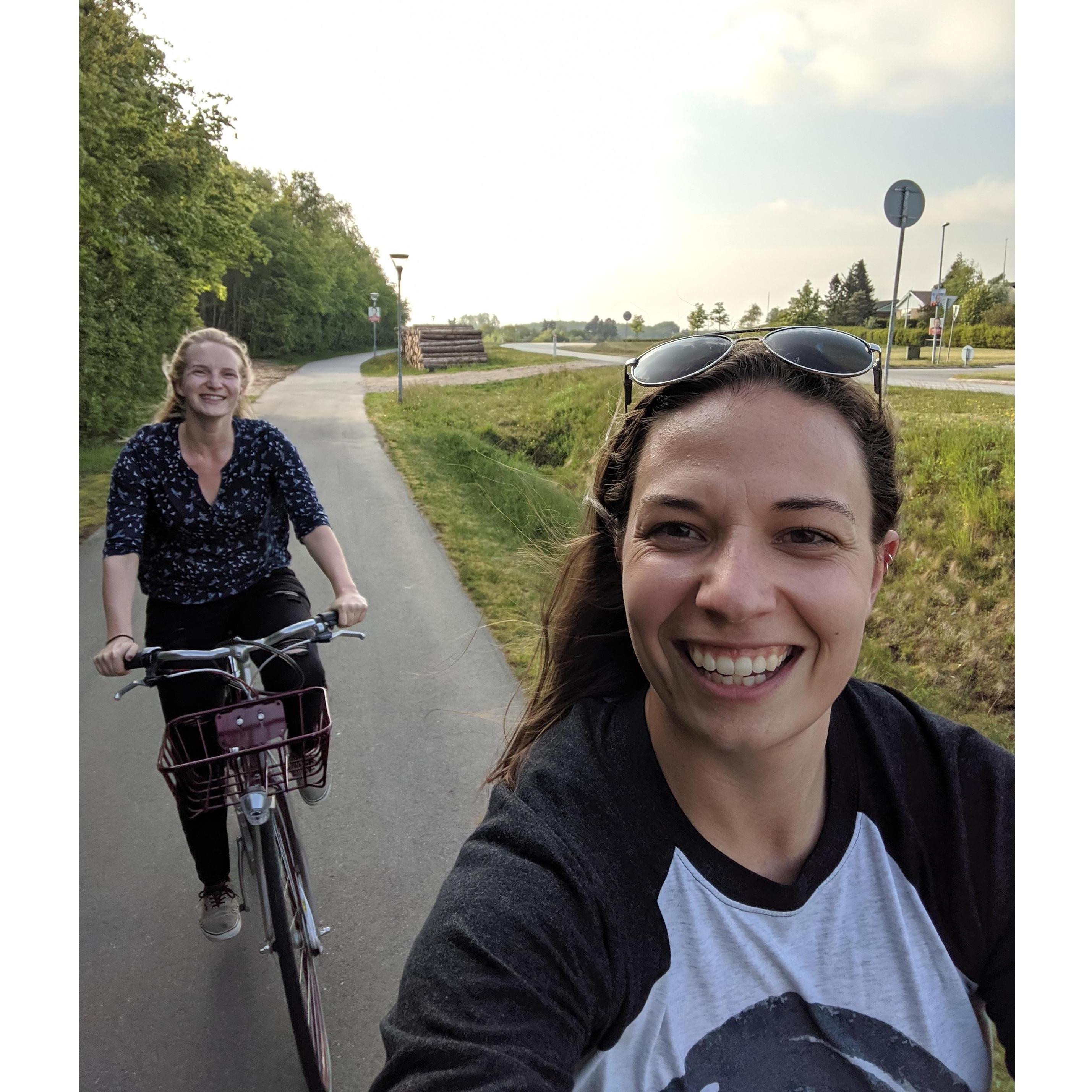 In 2019 we got to travel to Denmark & have Keara meet Emily's host families from her time there in 2011-12. Luckily we're both decent bikers...well, enough to get around this cycle-centric country.