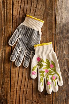 Raspberry Garden Gloves