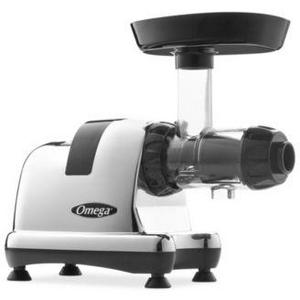 Omega - 8008 Chrome Slow Speed Nutrition Center Masticating Juicer
