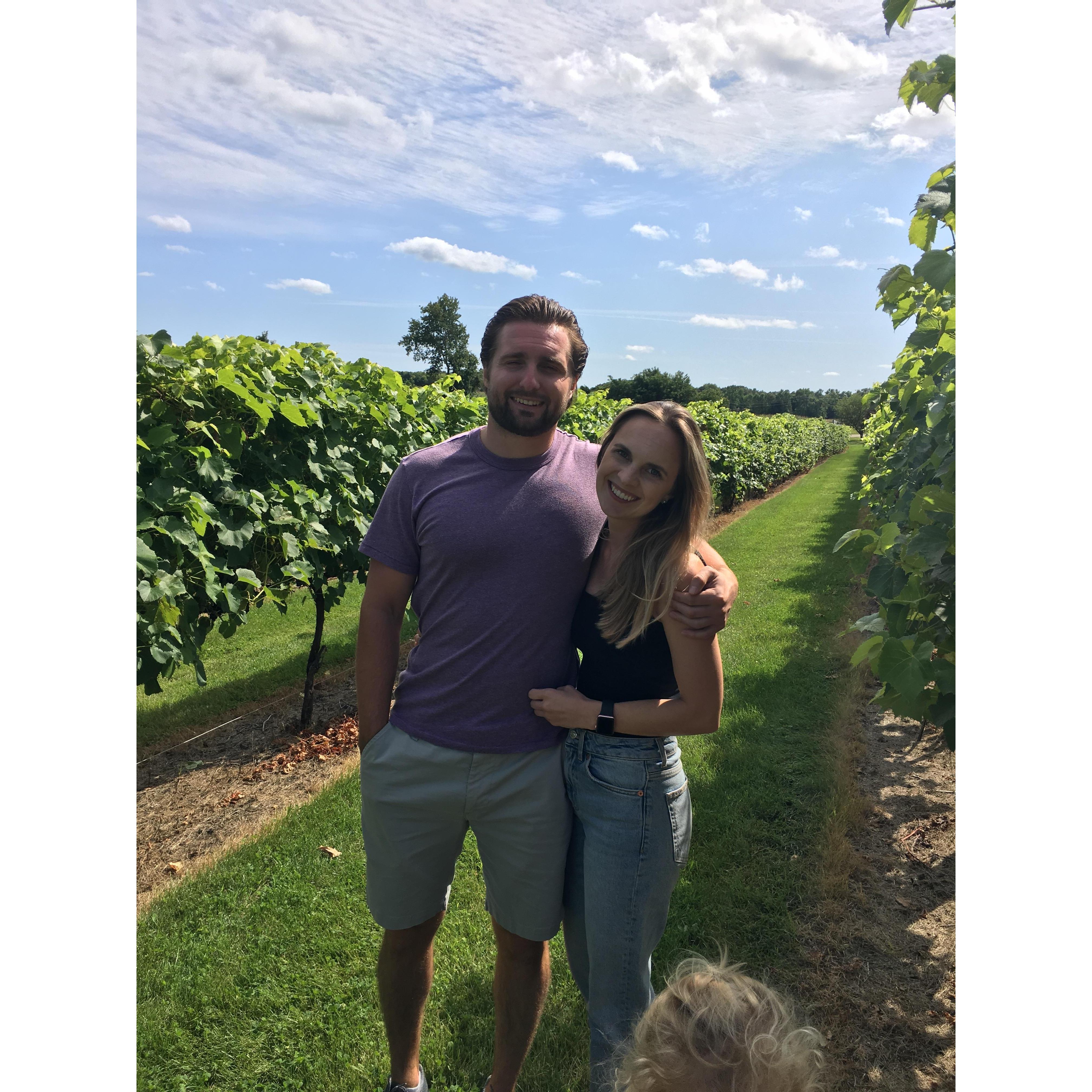 Matt met Kristi’s extended family...and it seems he passed the test. Kristi has a secret love for vineyards since watching The Parent Trap in the late 90’s.