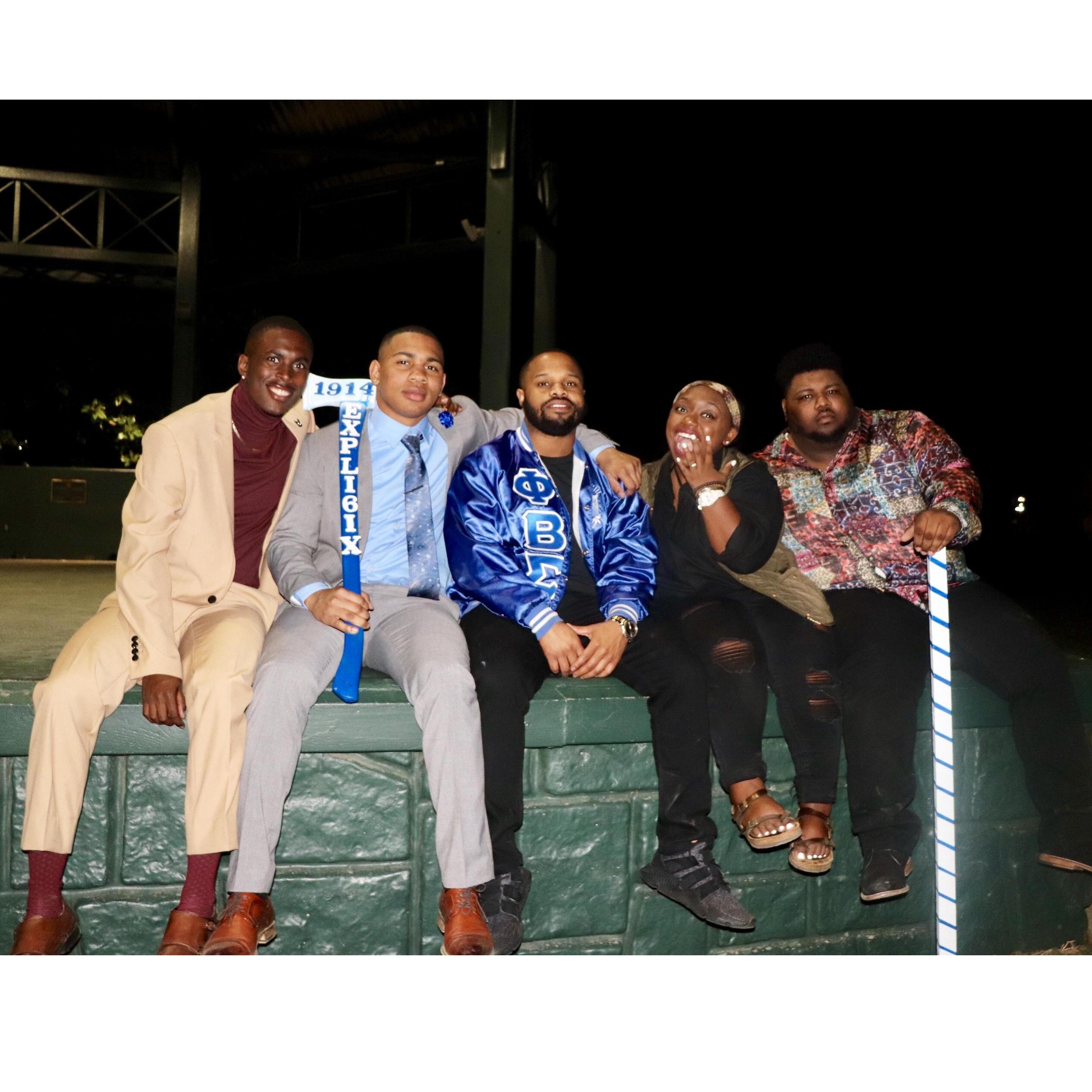 Bride, Groom, and Groomsmen - Michael, Polo, and Leonard