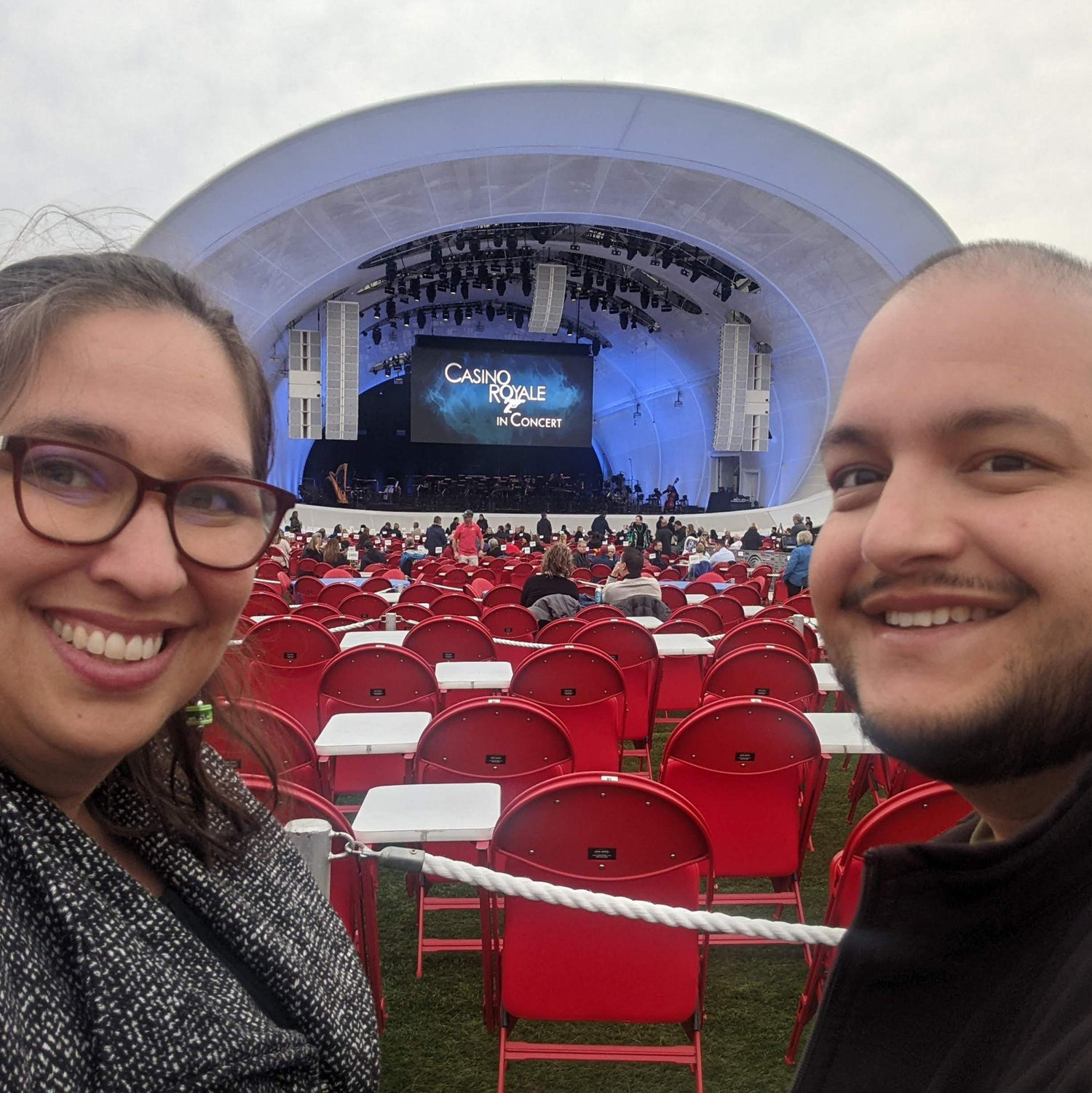 Our first date of many at the Shell. The music was iconic, the San Diego skyline was glowing and the company legendary.