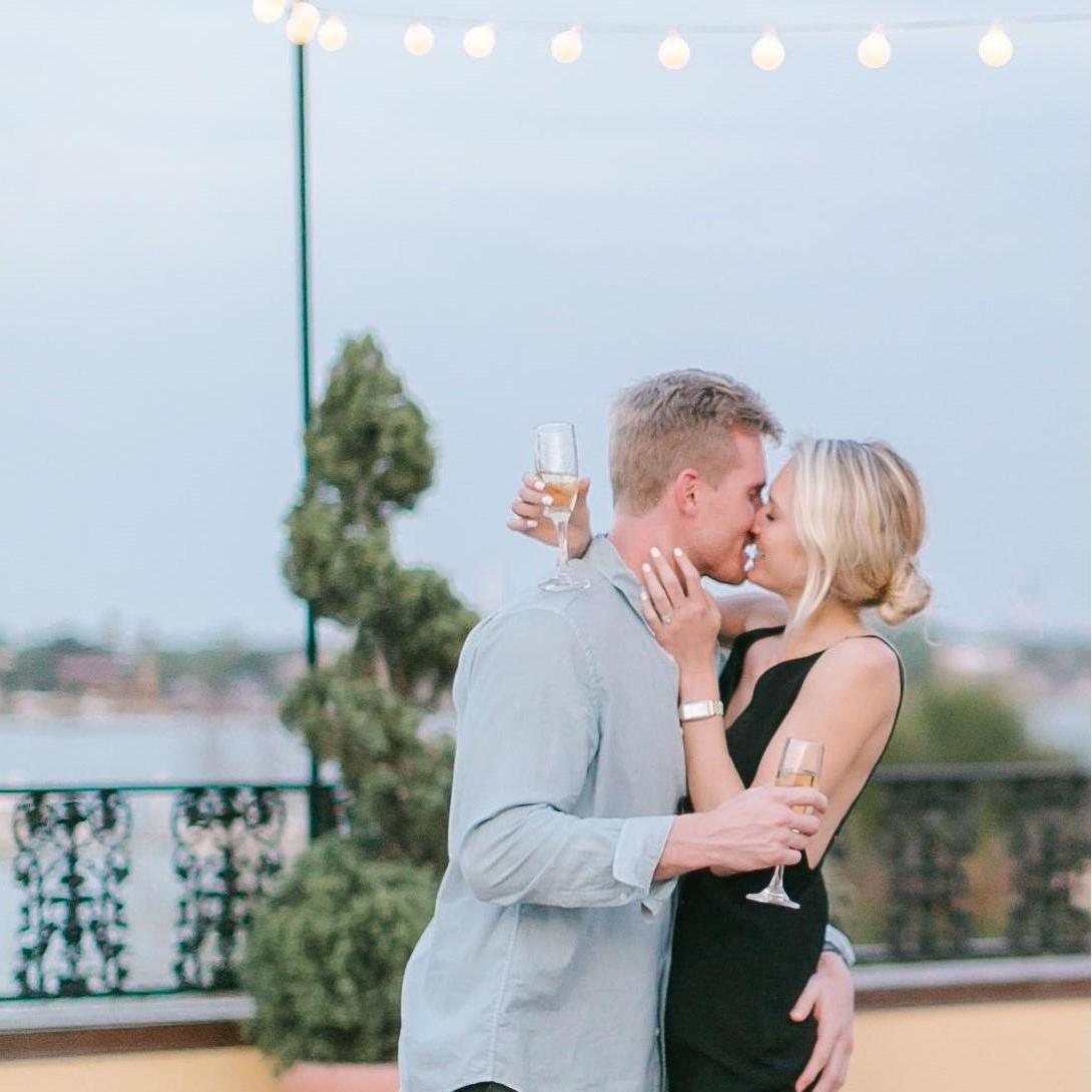 Shortly after I said "I Do" on the balcony of The White Room in St. Augustine