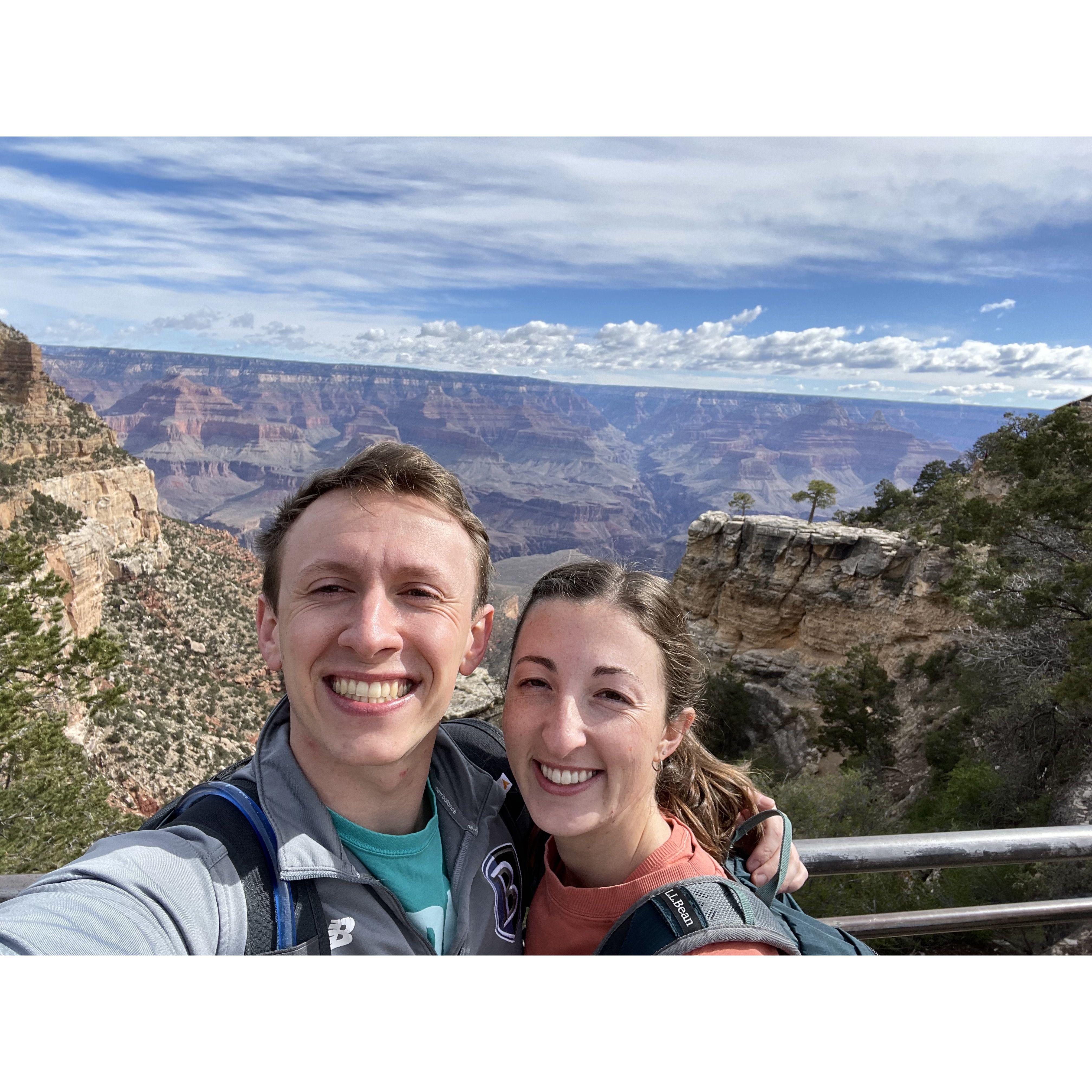 We planned this trip to the Grand Canyon like a month after we met :)
