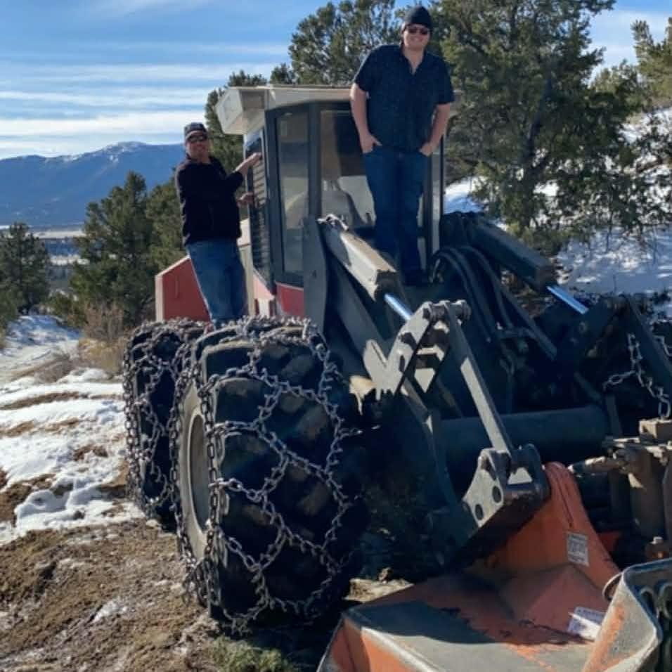 Boys and their toys! Kevin and Matt are messing around.