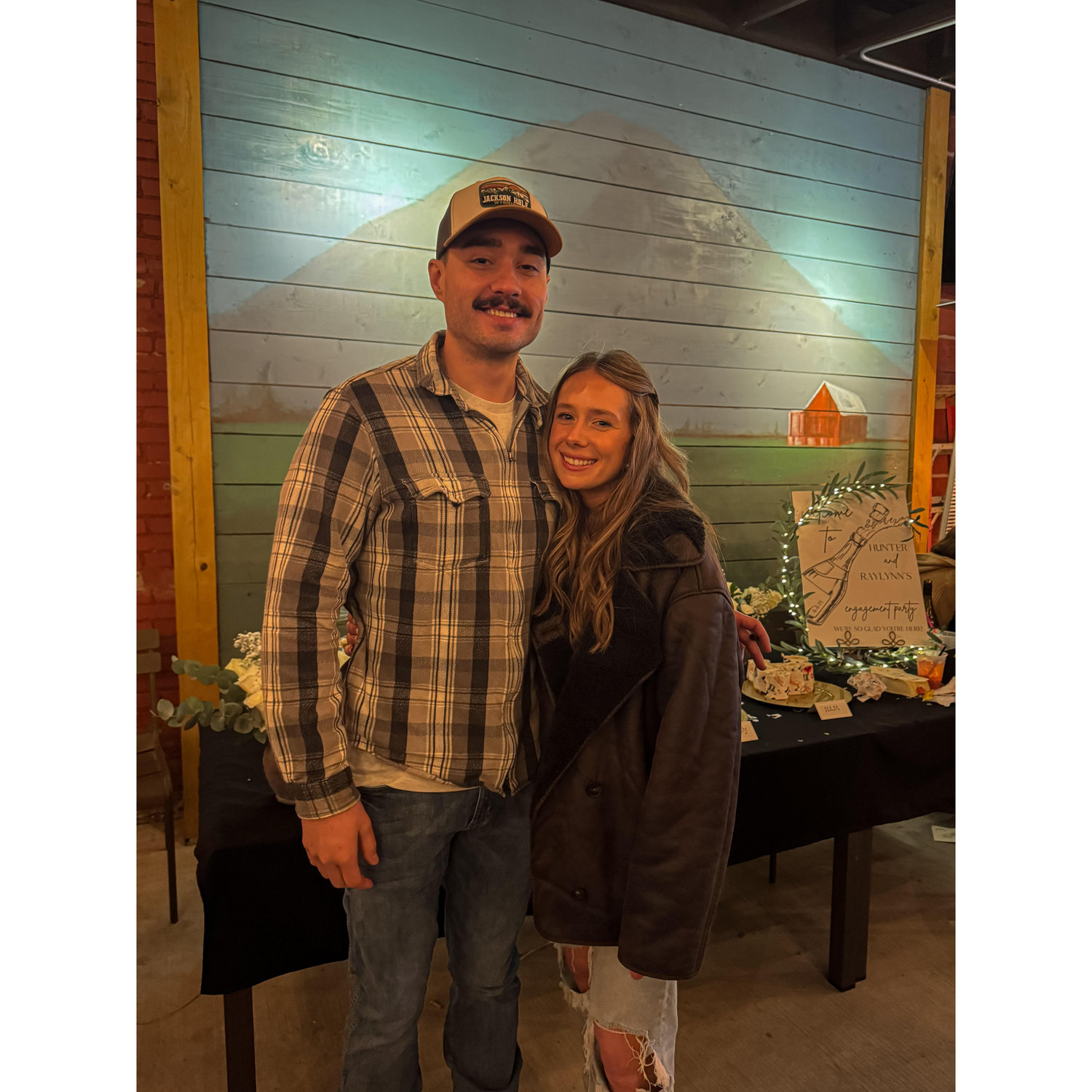 Our engagement party with all our closest family and friends!