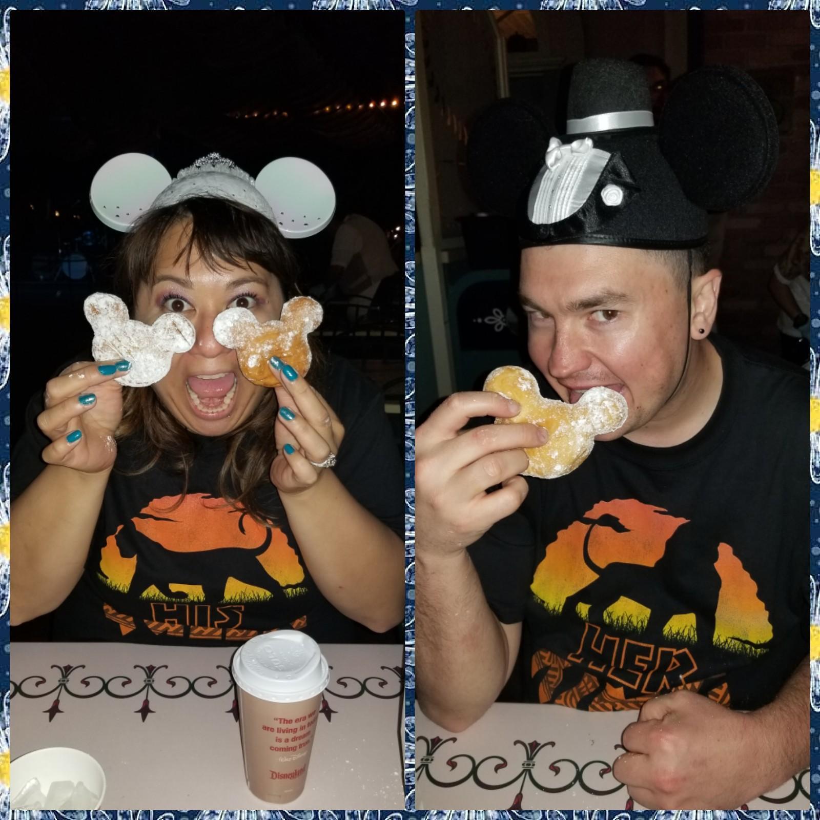 Our favorite snack at Disneyland: Mickey beignets!!!