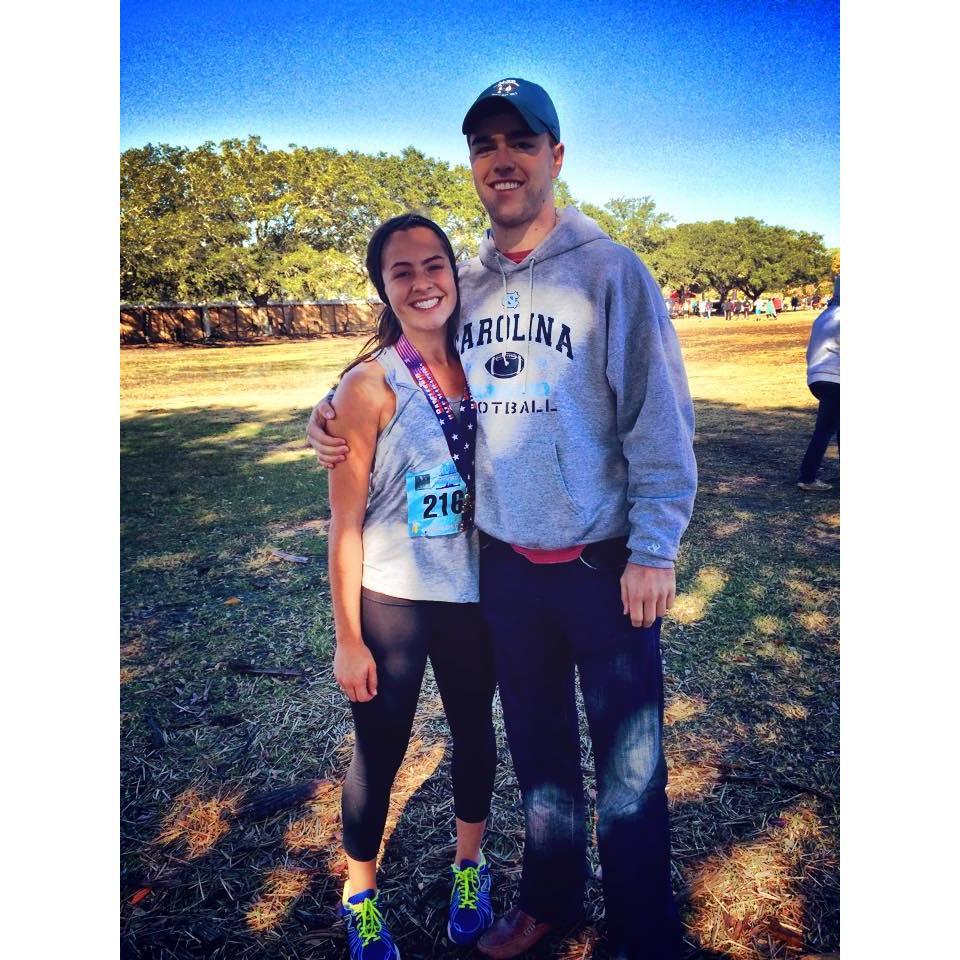 Wilmington Half Marathon (Coble surprised Becca!)