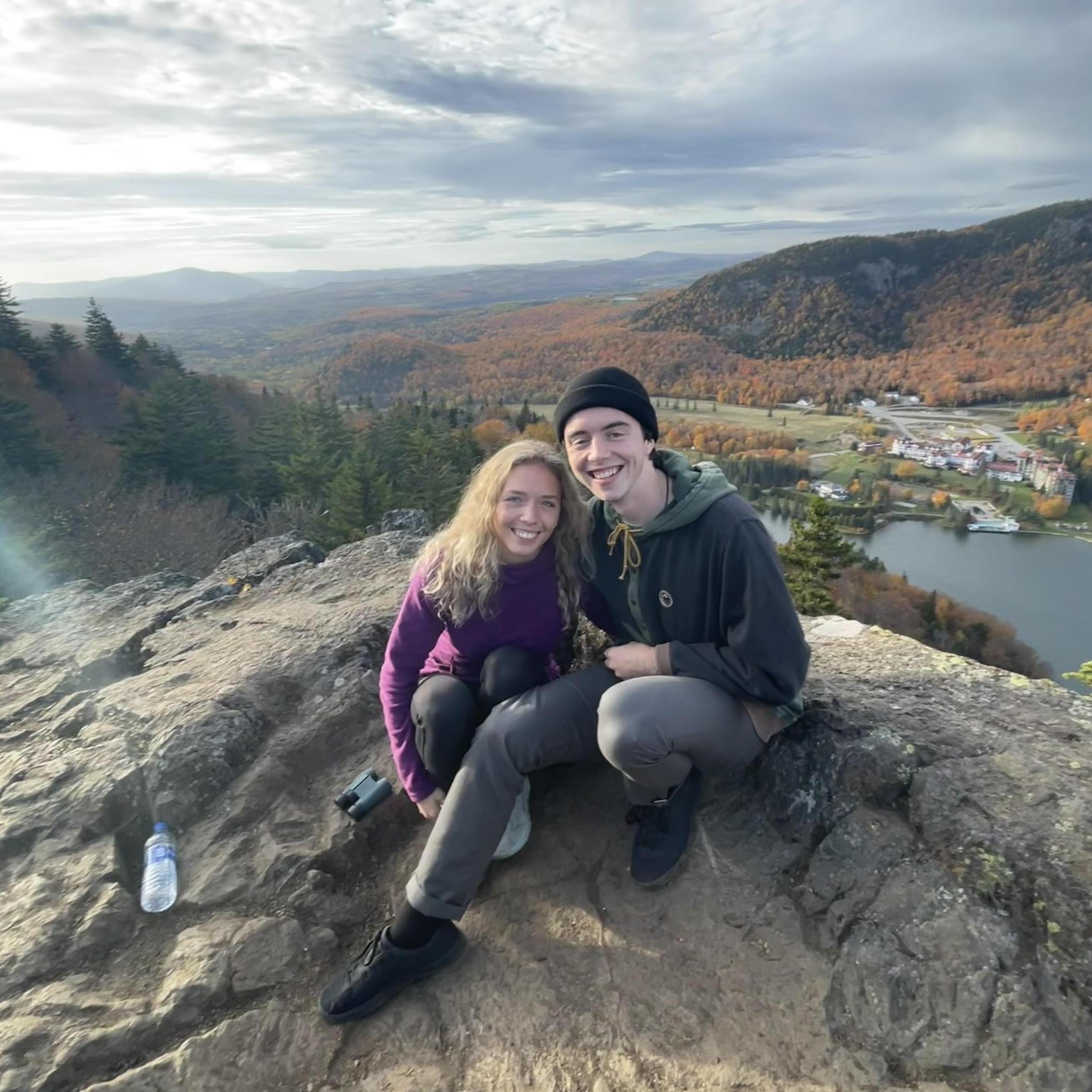 Scaling Colebrook, NH mountains!
