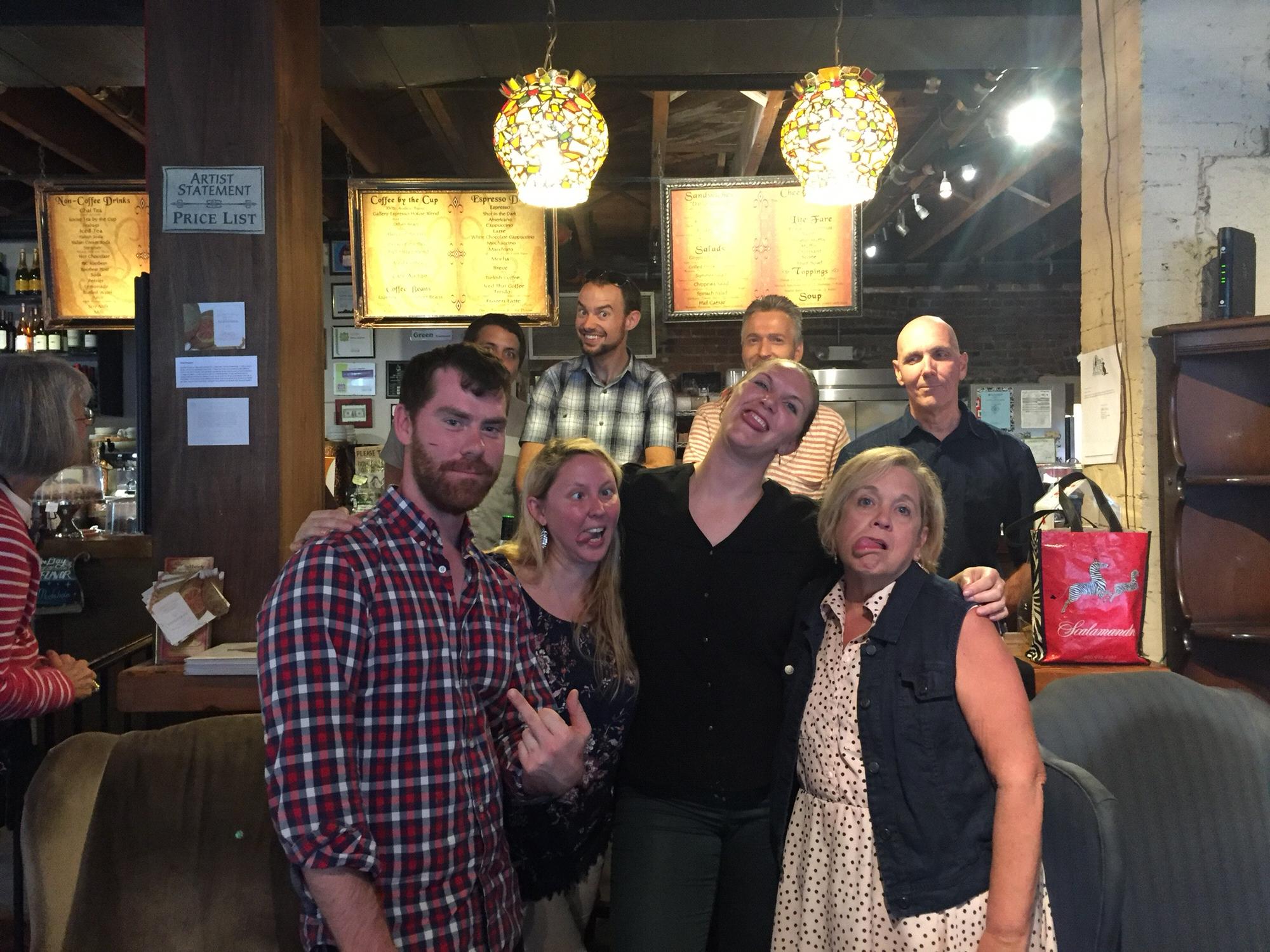 Heather arting in Savannah, GA with Savannah Family.