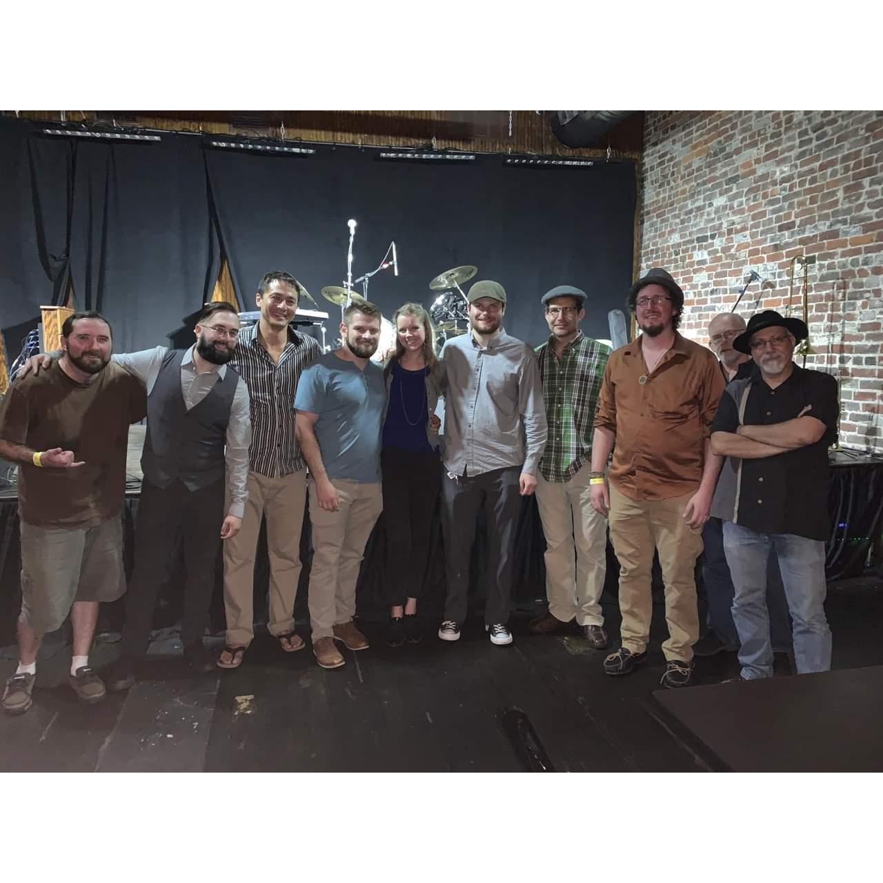 One of our first and favorite dates was seeing Katey's buddy Daniel play with his band Mosquito Cabaret at Capitol Ale House.