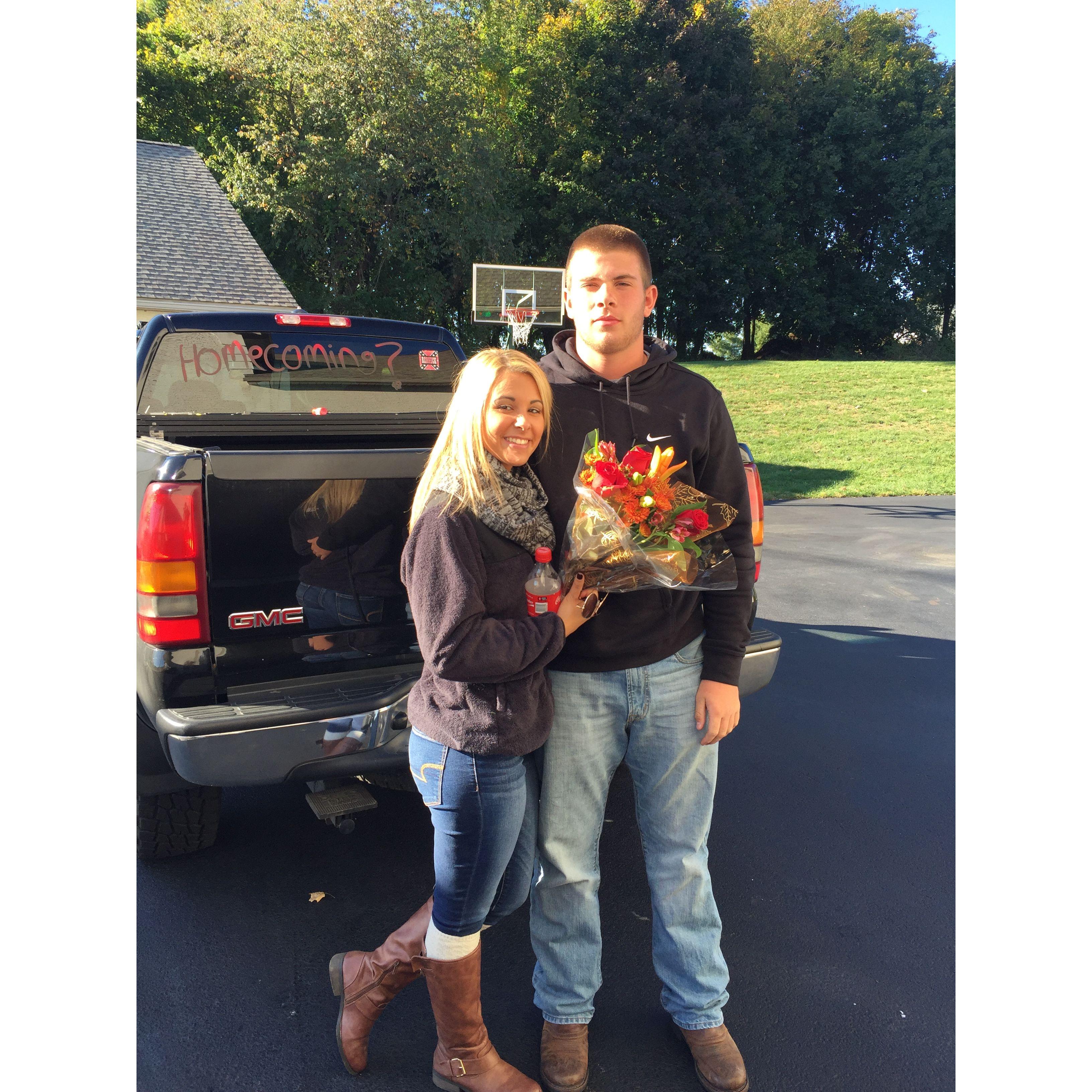 October 11, 2015- Homecoming Proposal