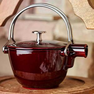 Staub Cast Iron 1-qt Round Tea Kettle