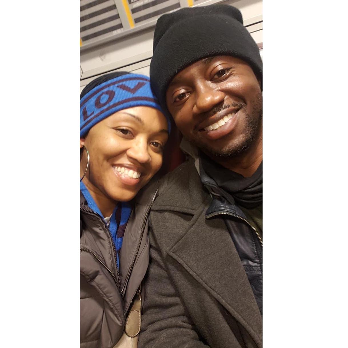 That time we rode the train from New Jersey to New York to bring in the new year in Times Square.