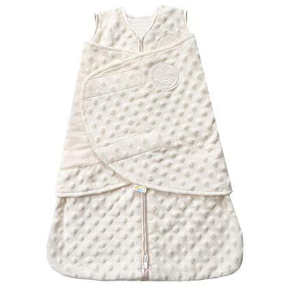 Halo Sleepsack Newborn Velboa Swaddle Blanket Beige