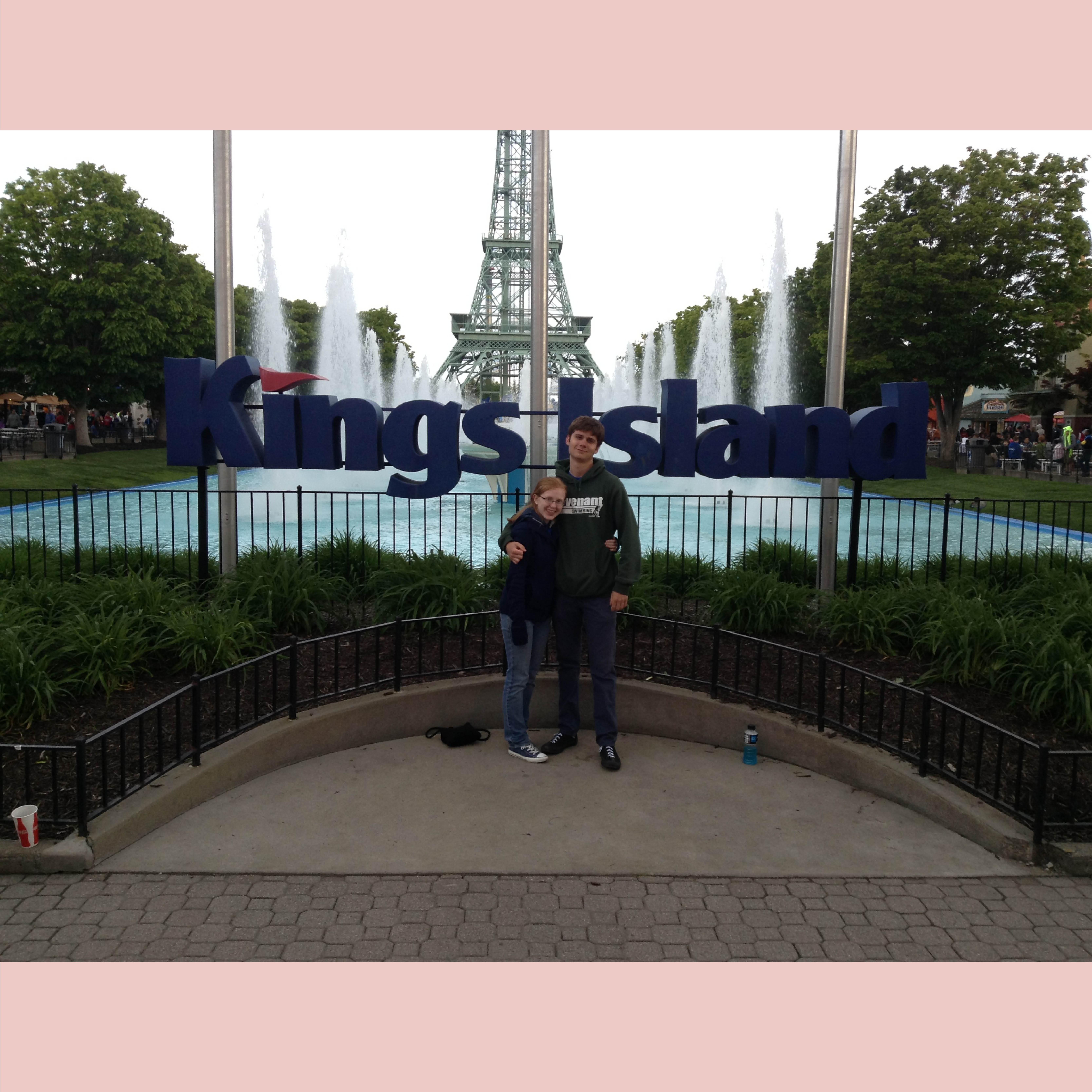 (2014) High-school band trip to King's Island (we were supposed to stay in groups of 3...oops!)