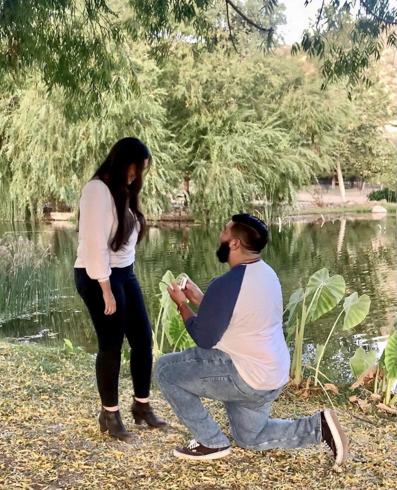 Josh proposing October 2020