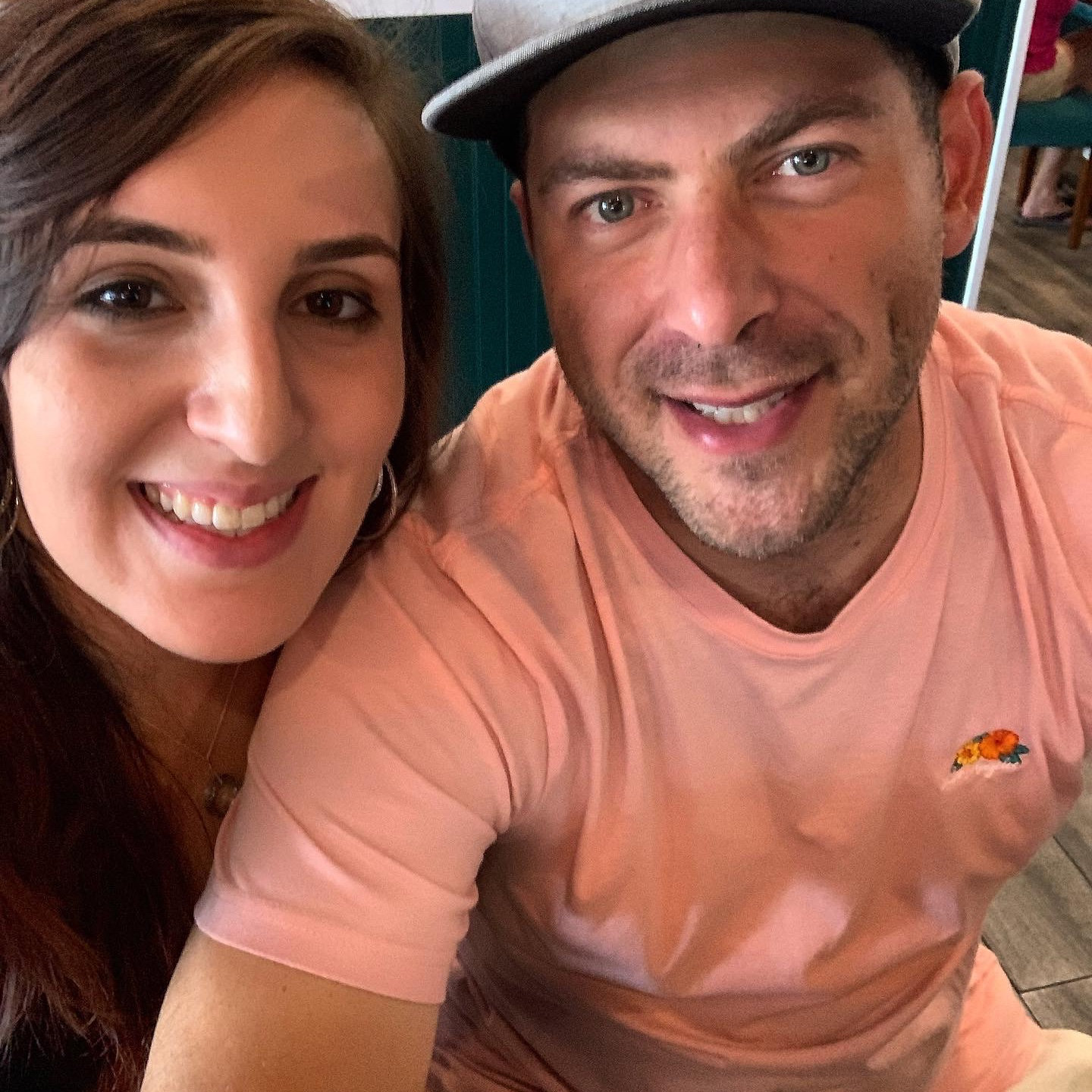 Our first picture together -- and trip to Annapolis for July 4th! Snuck this picture for mom ;)