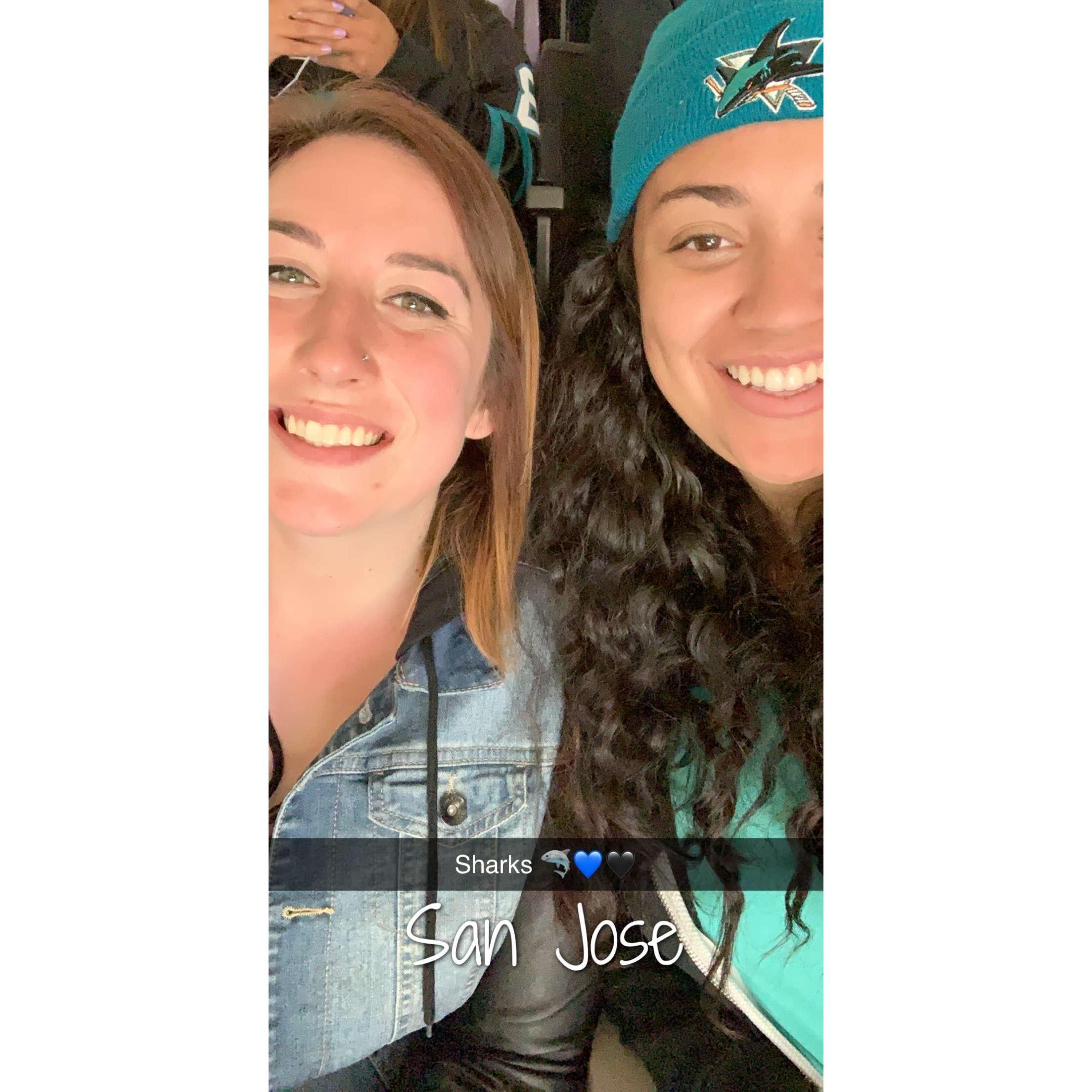 Our First Sharks Game 2019