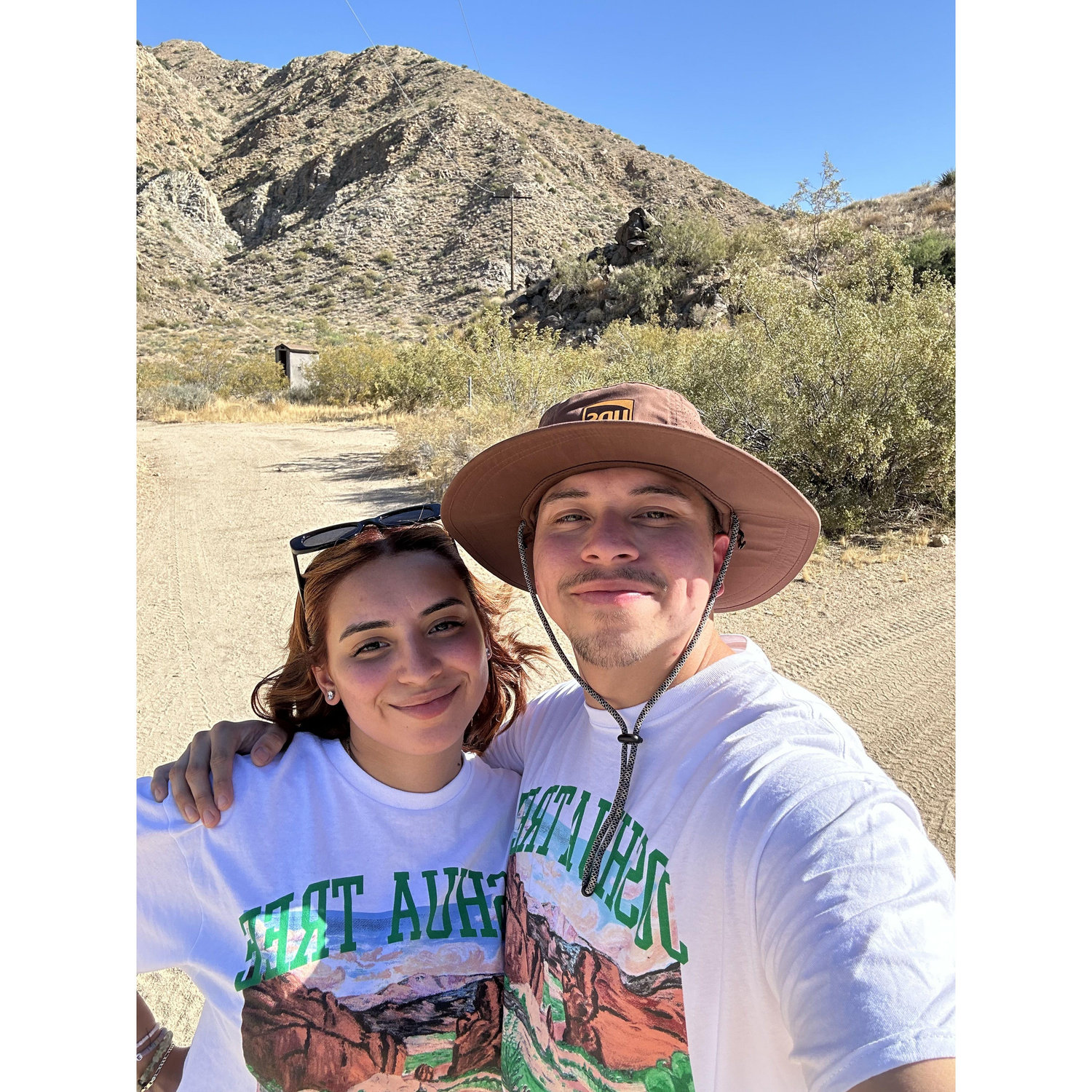 Just hanging in the desert