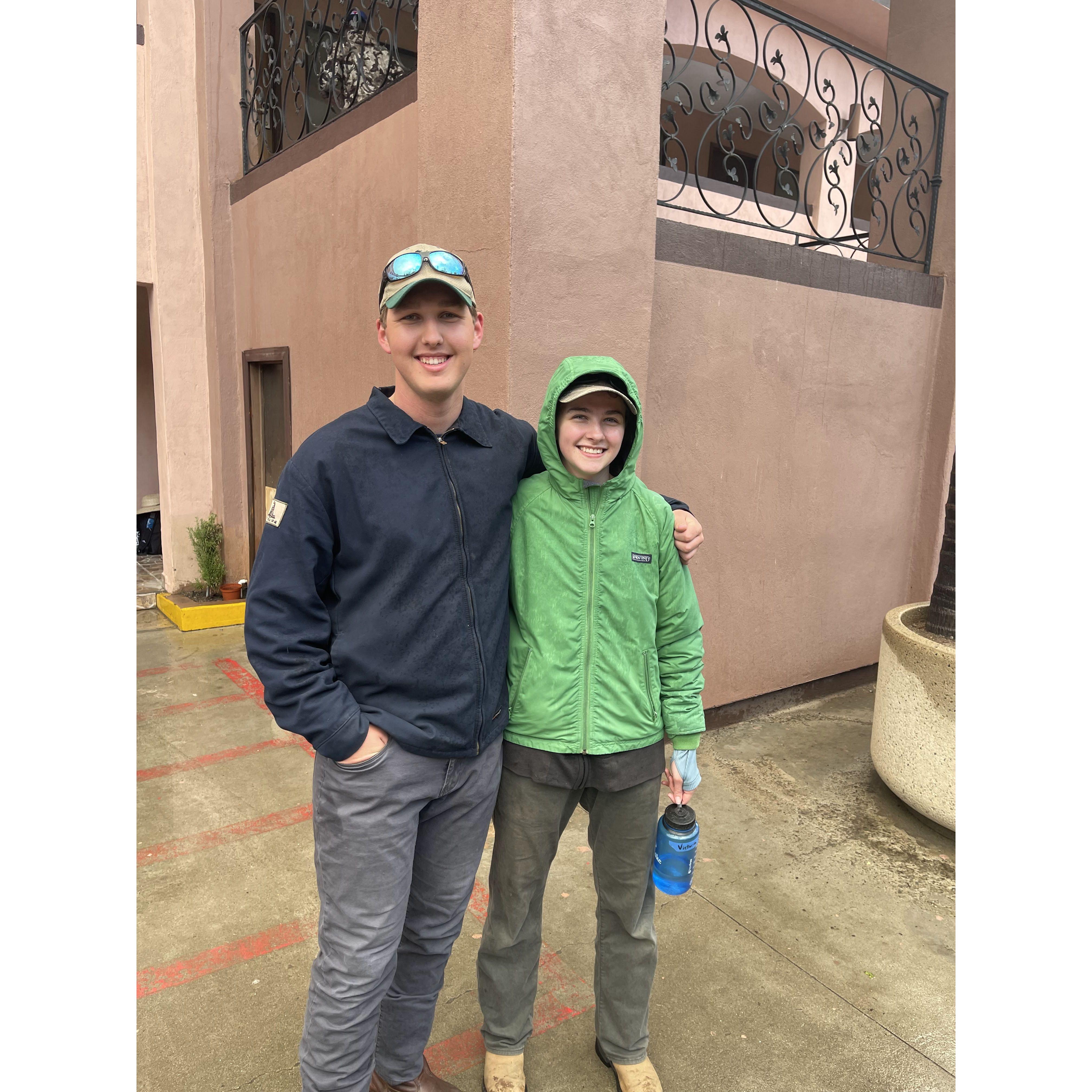 Our mission trip to Mexico March 23-28th. We were both construction leaders helping build 3 houses for 3 families in Tecate Mexico.
