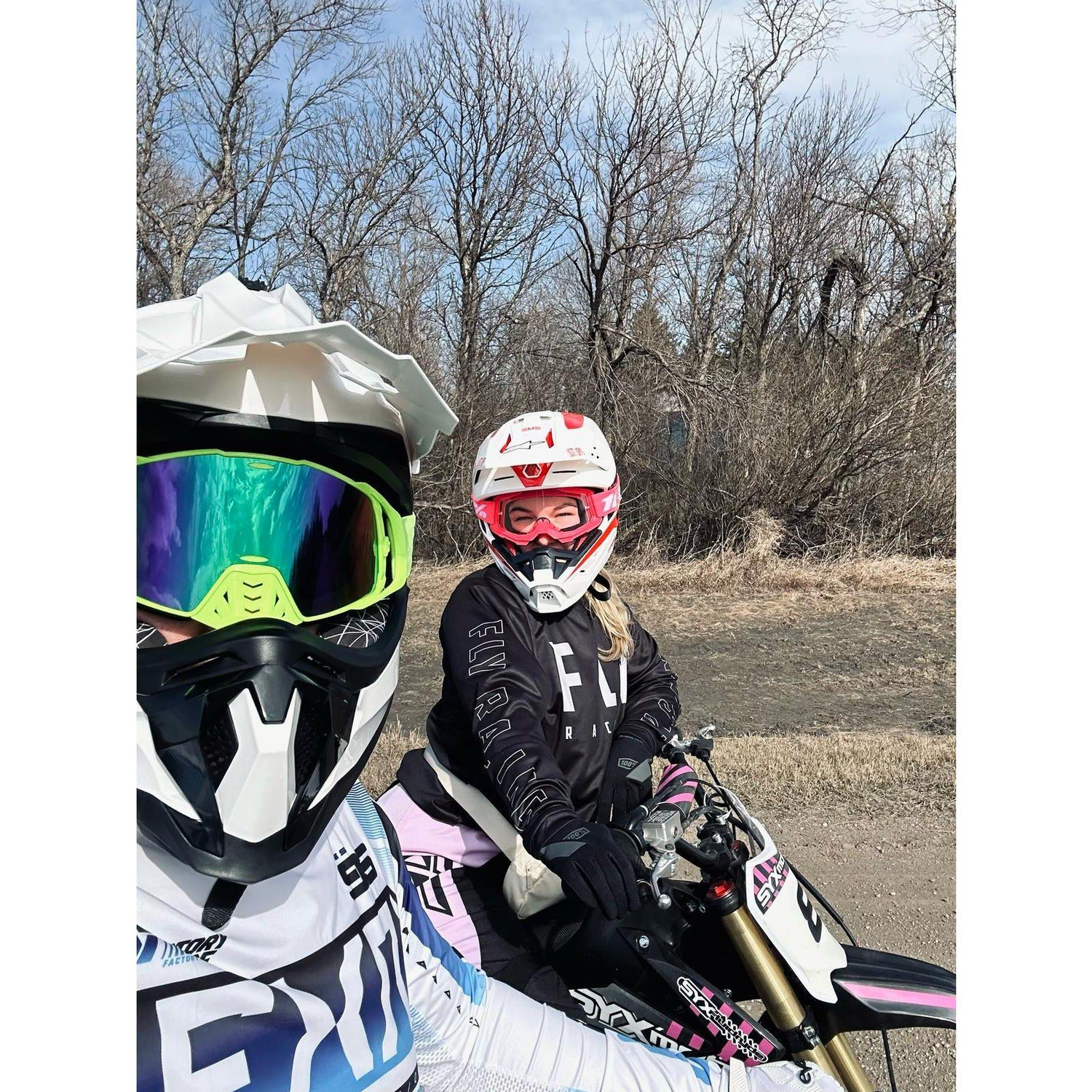 Weekend rides with our pit bikes.