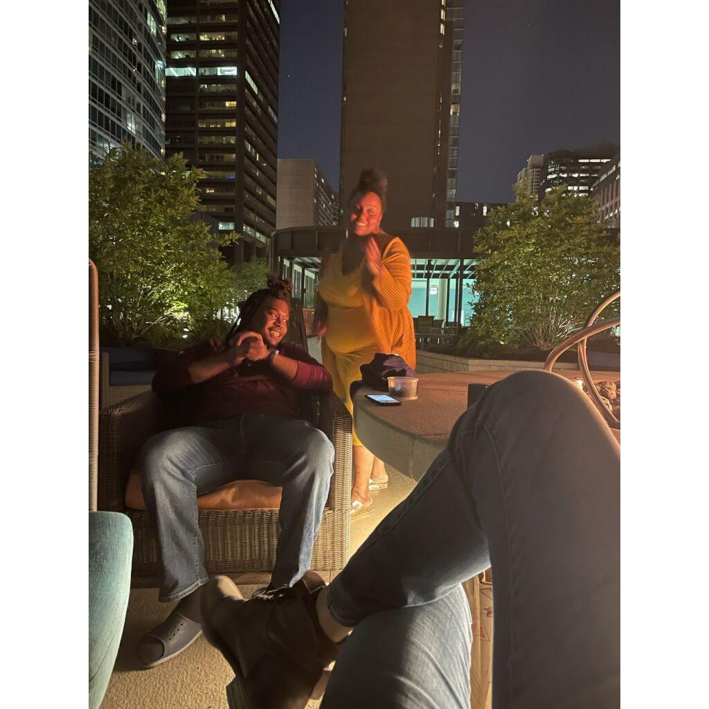 Loc Retwist on the Terrance Downtown as Friends July 2021