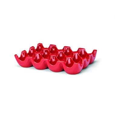 Rachael Ray 53106 Serveware Egg Tray, 12-Cup, Red