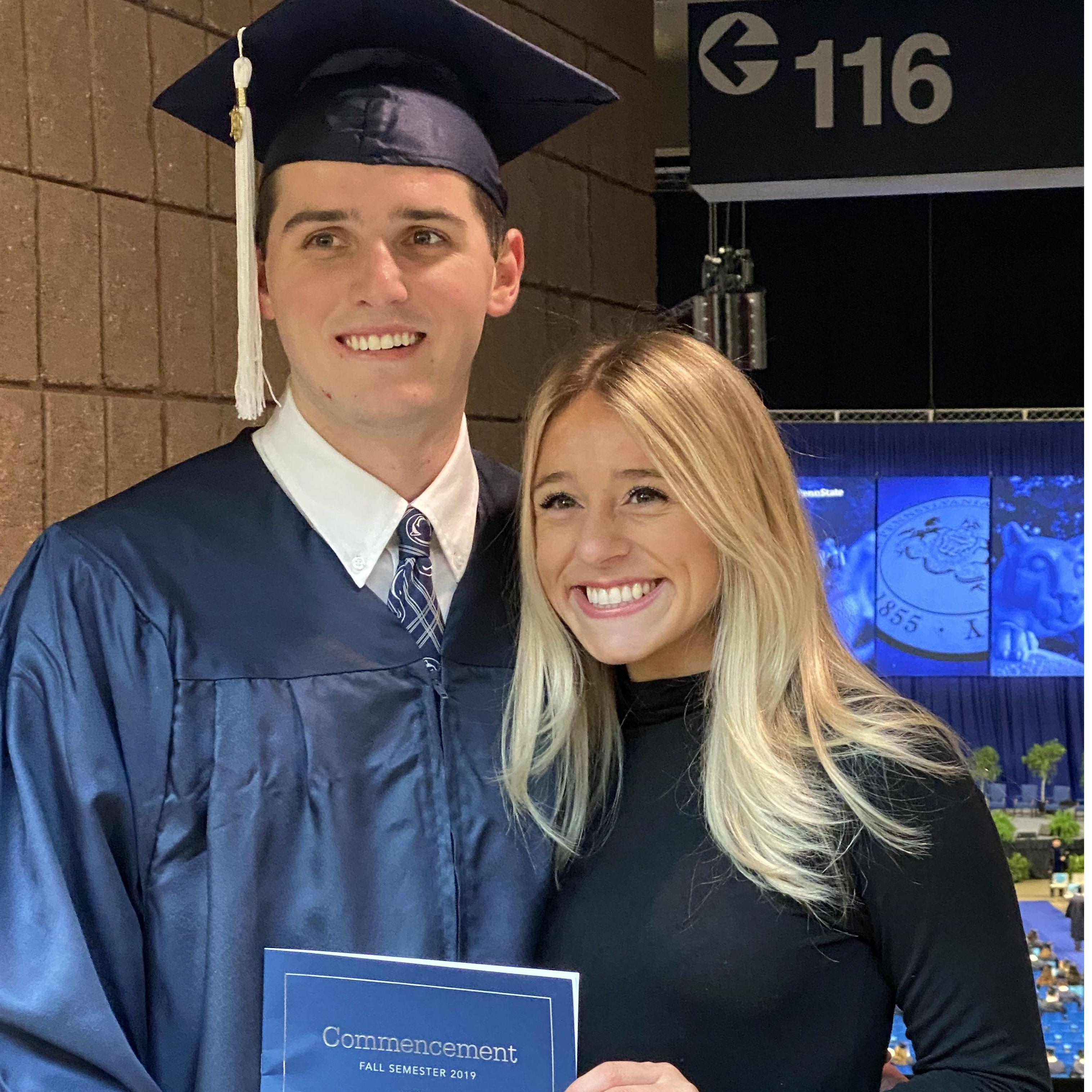 Connor graduated PSU!