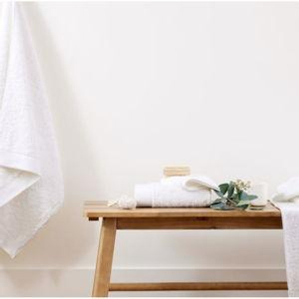 Terry Bath Towels - Silk & Snow Size: Bath Sheet, Type: Plush, Color: White
