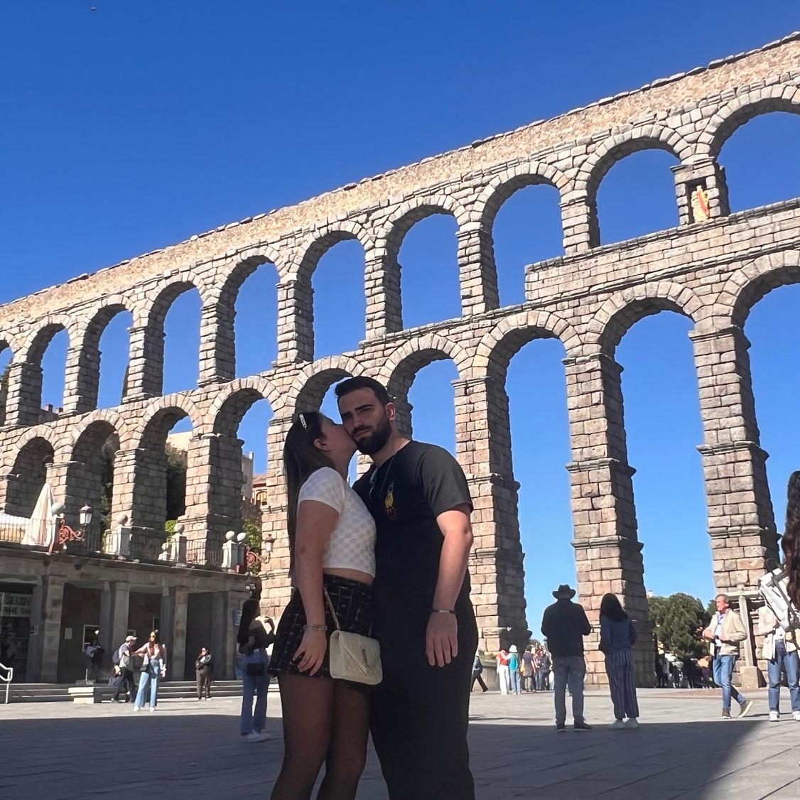 Having fun in Segovia, Madrid!