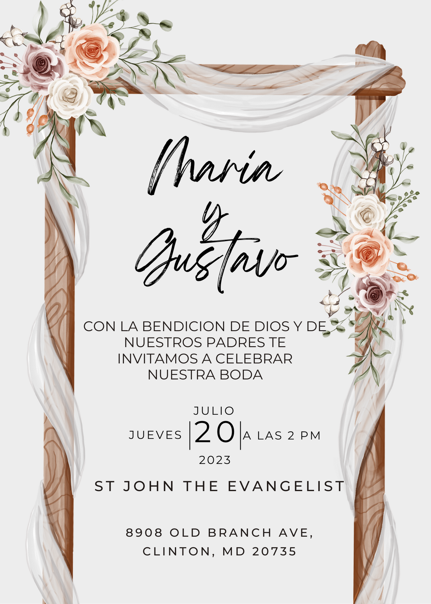 The Wedding Website of Maria Villanueva and Gustavo Villeda