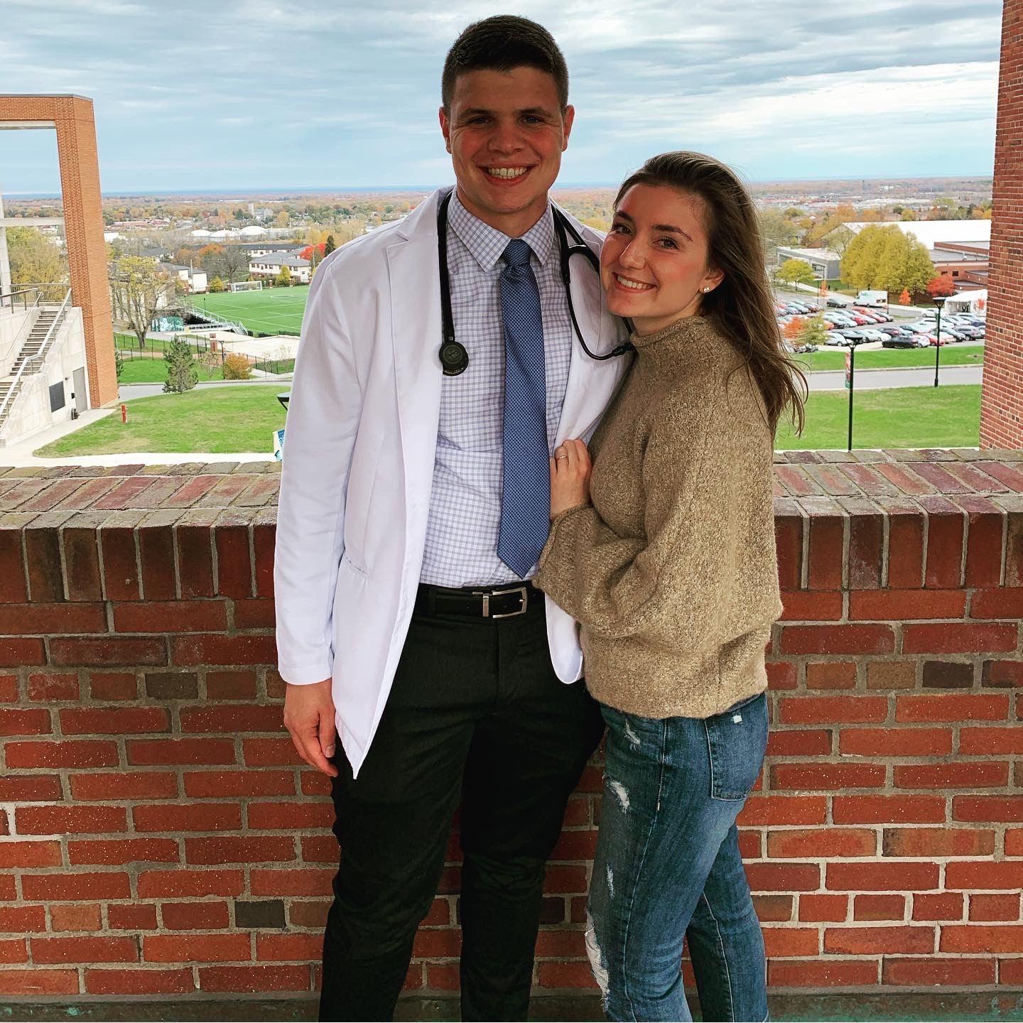 Austin in Physician Assistant School, 2019