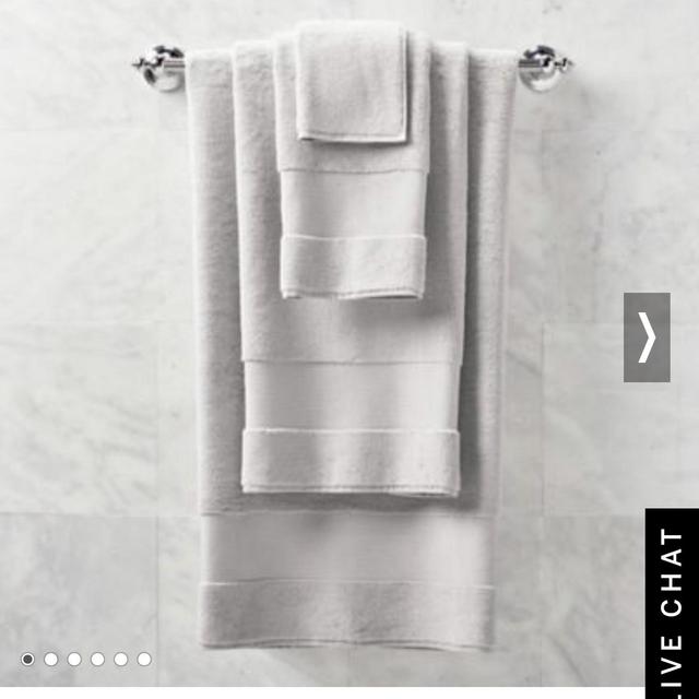 Fog Color Resort Cotton Bath Towels (8 towels)