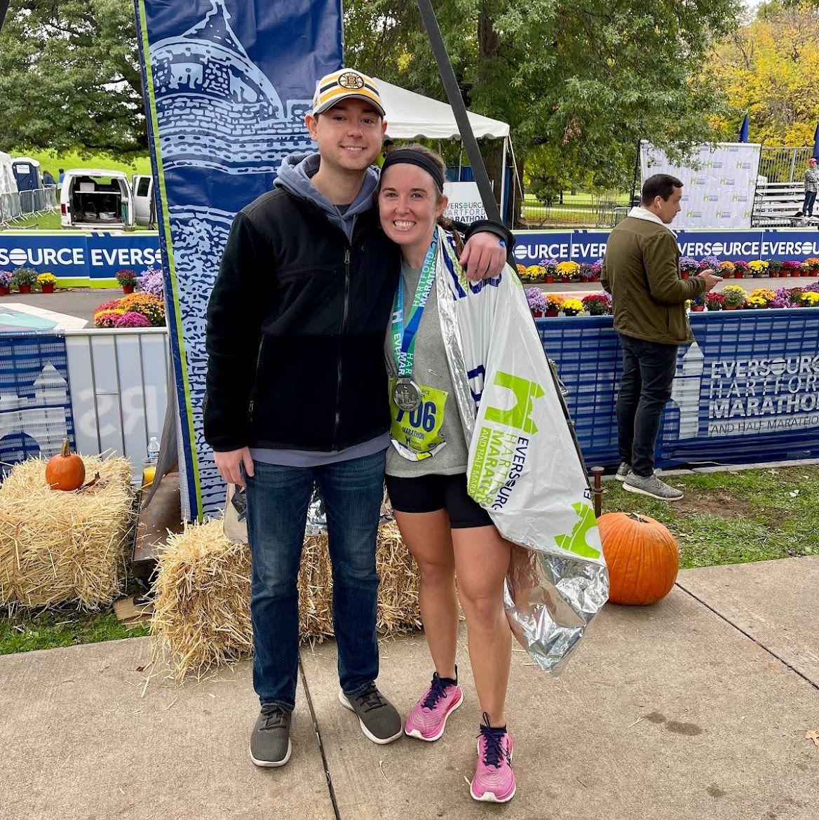 October 2023 - Colleen's first marathon