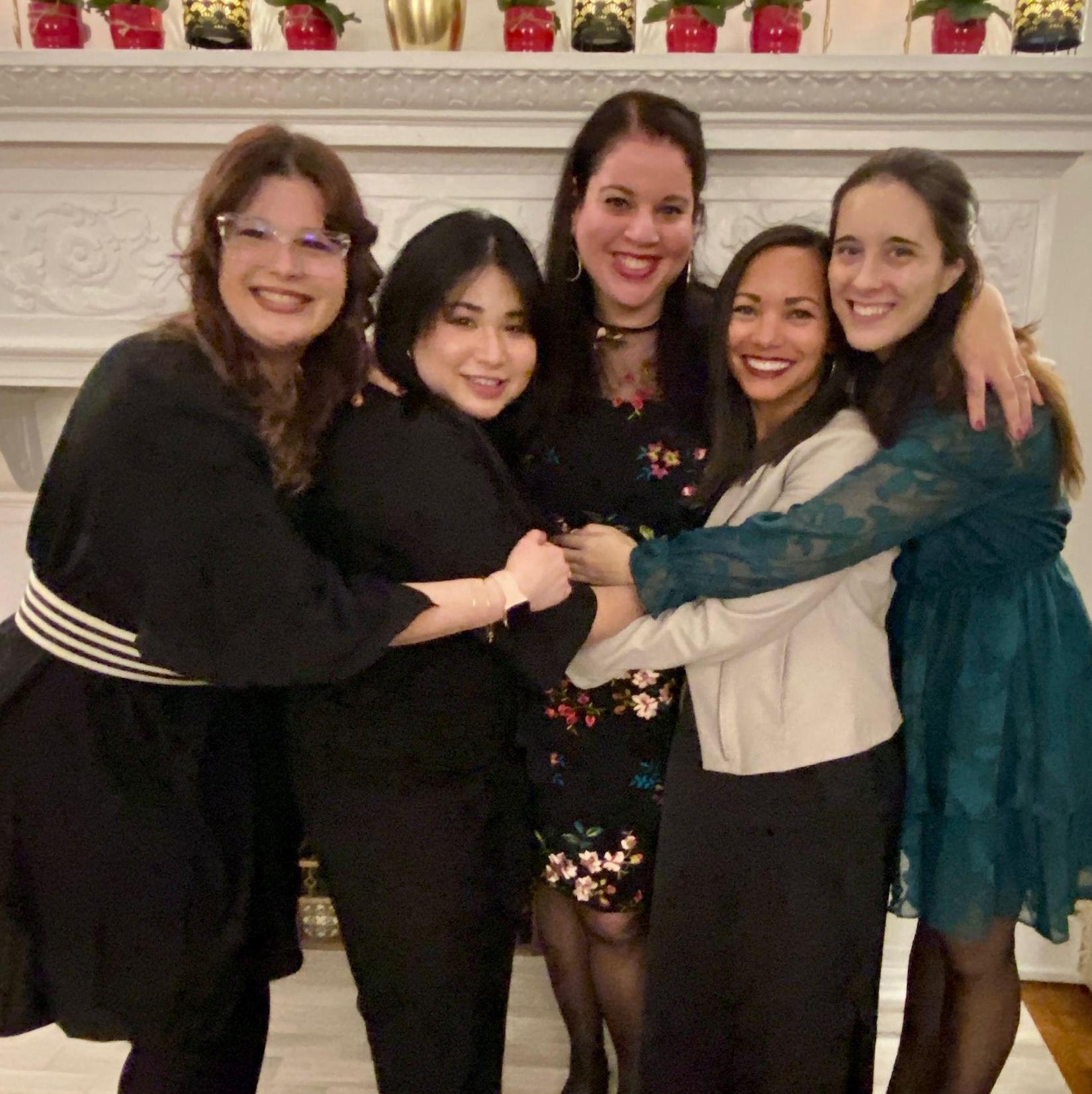 Bridesmaids all together.