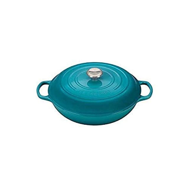 Le Creuset Enameled Cast Iron Signature Braiser, 5 qt. , Caribbean