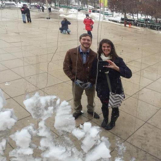 Our first trip together...to Chicago...in January 2014 - one of our favorite trips to this day