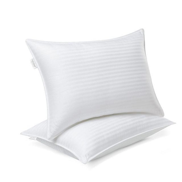 Modern Threads Hotel Collection 250 Thread Count Cotton Bed Pillow for Back, Stomach or Side Sleepers, King