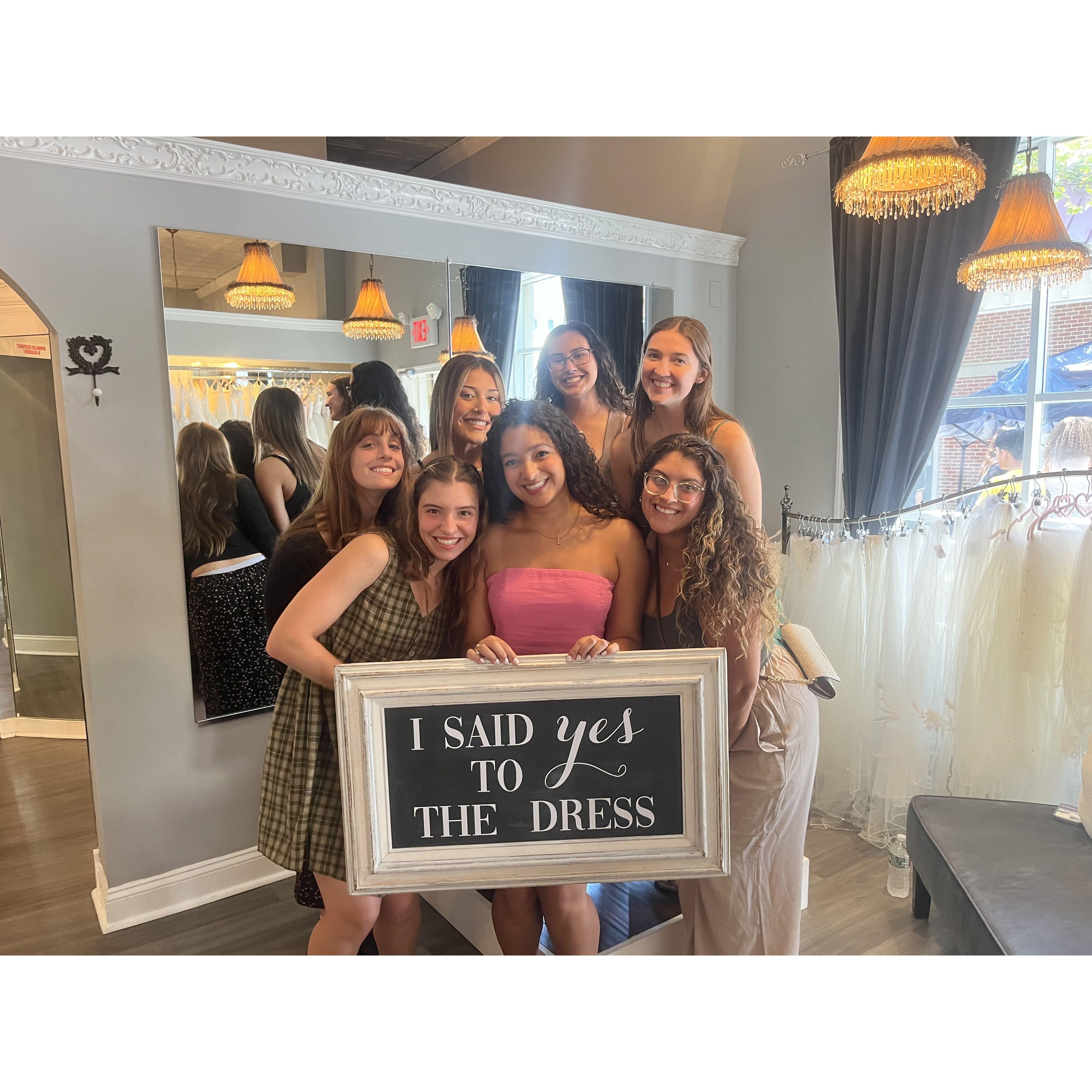 Saying "I Do" to the dress