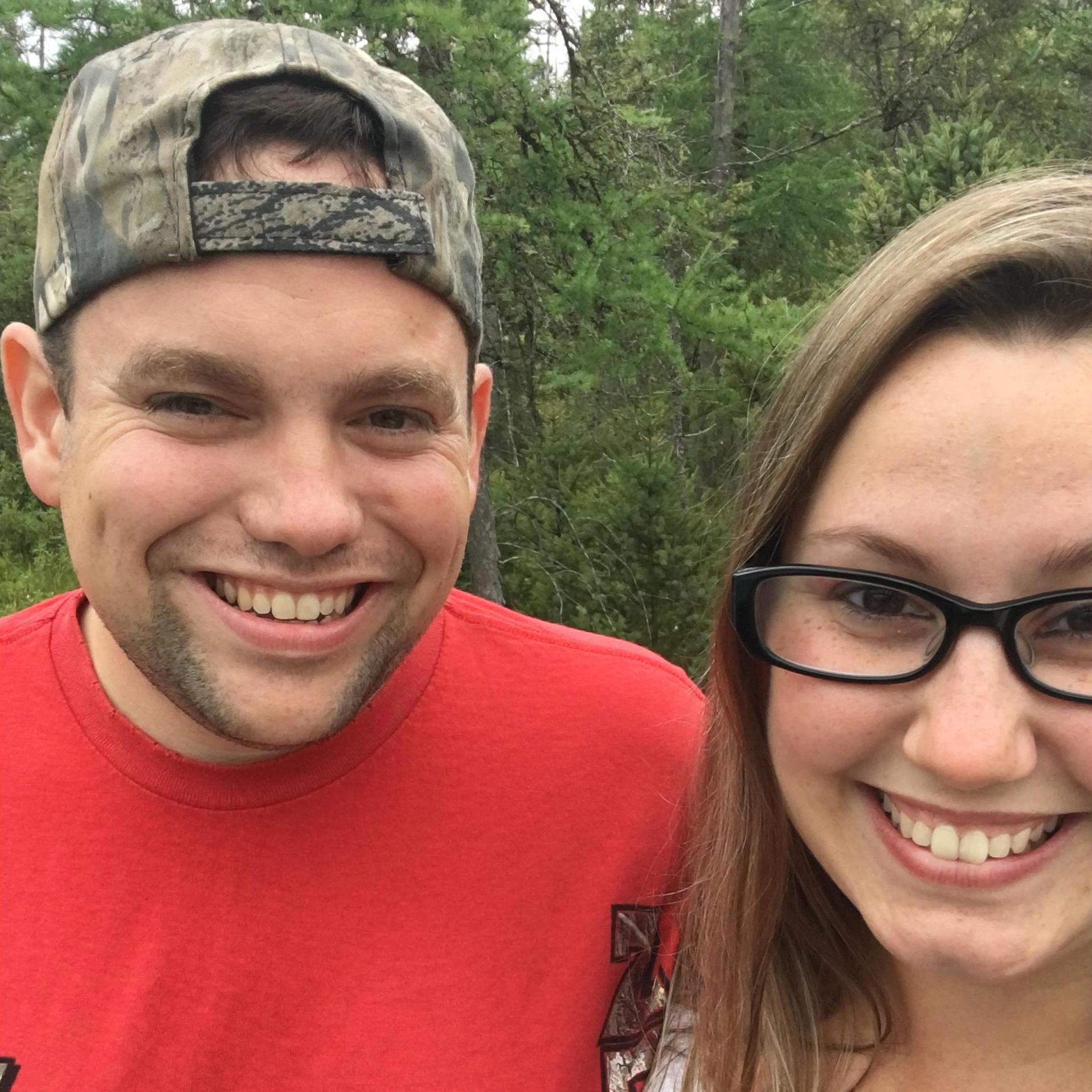 The first camping trip we took together at Lake Carmi in 2018.